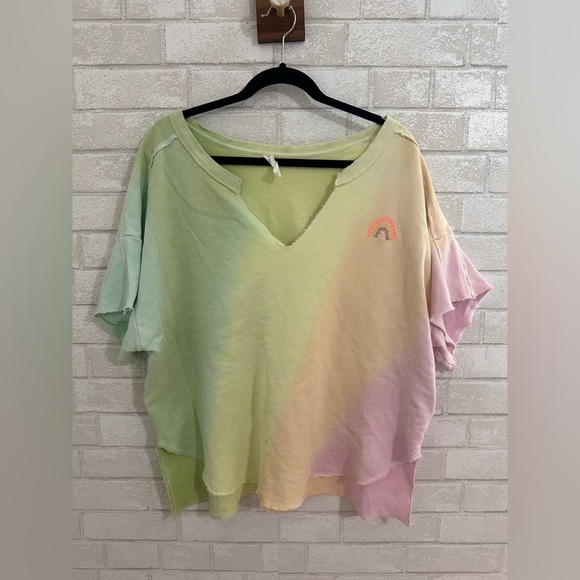 Anthropologie Daily Practice Rainbow Ombre Tie Dye
Lounge Set Pastel XL - Picture 2 of 7